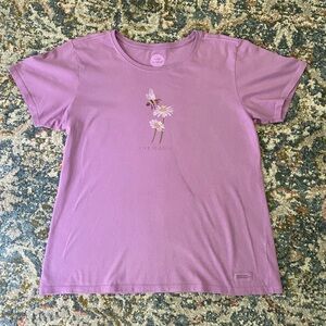 Lavender Life is Good Honeybee Crusher Tee